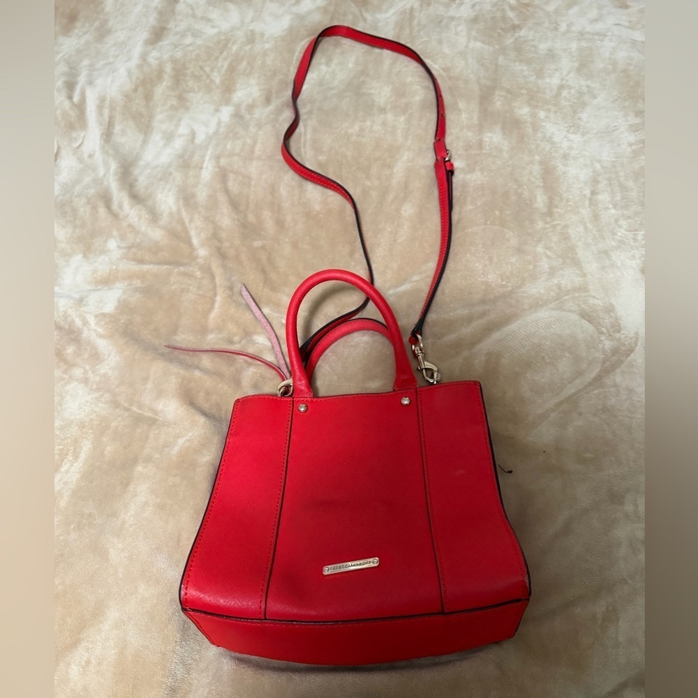 Red Rebecca Minkoff Mini Mab Tote Purse